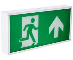 Knightsbridge Spot durgence LED 230 V IP20 3 W (utilisation non maintenue uniquement) 3 W Blanc, MÃ©tal, blanc, Bulkhead