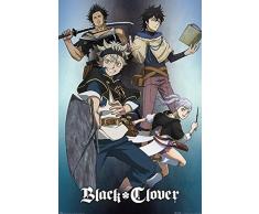 Pyramid International Poster Black Cover Magic, Papier Glacé 150g, Multicolore, 61x91,5cm