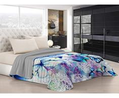 Italian Bed Linen Couette dâÃ©tÃ© âKi-Osaâ avec impression digitale, 100% microfibre, fabriquÃ© en Italie, KIO634, 2 Places