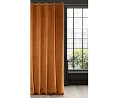 Eurofirany Rideau en Velours, Tissu, Marron, 140x250cm