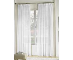 rioma Brisa Rideau Voilage, tissu, blanc, 200Â x 0.5Â x 270Â cm
