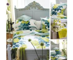 Designers Guild - Cassandra Drap Housse Satin de Coton Jaune 140 x 190 cm