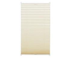 Gardinia Easyfix Rideau plissé Hanna Beige 60 x 130 cm, Polyester
