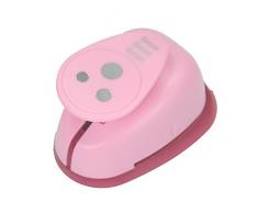 Efco Cercles Perforatrice Taille M, Rose, 7, 5 x 5 cm
