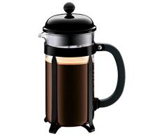 BODUM - 1928-01 - CHAMBORD - Cafetière à piston - 8 tasses - 1.0 L - Noir