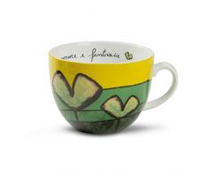Egan Paf03/1Â V Tasse Petit-dÃ©jeuner, Porcelaine, Vert