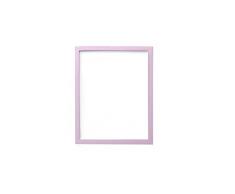 Frame Company Cadre Photo Arc-en-Ciel avec Dos en MDF, prêt à être accroché avec Une Feuille en plexiglas incassable en styrène Haute clarté Lilas 45,7 x 30,5 cm