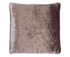 Dutch Decor Coussin Senda 45x45 cm Prune - Coussins Déco - Oreiller Décoratif - Déhoussable - Zippé