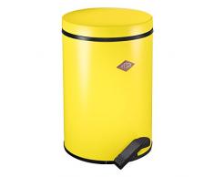 Wesco 117 212-19 Poubelle à pédale 13 l (Jaune citron)