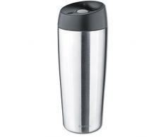 Isosteel VA-9584Q Gobelet Isotherme, Acier Inoxydable, Argent, 9 x 12 x 16 cm