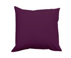 Soleil docre 553835 Eden Taie doreiller Coton Prune 63 x 63 cm