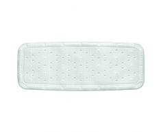 Kela 22362 Kreta Tapis de Baignoire PVC Blanc 92 x 36 x 1 cm