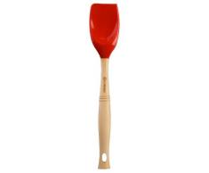 Le Creuset, Petite Spatule CuillÃ¨re avec TÃªte Amovible en Silicone, Longueur : 32 cm, Silicone/Bois, Cerise