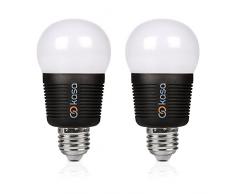 Veho Kasa Bluetooth Smart Ampoule LED - Smartphone contrÃ´lÃ© - Dimmable - Changement de couleur - Edison E27 Twin Pack - 7,5 W (VKB-006-E27TP)