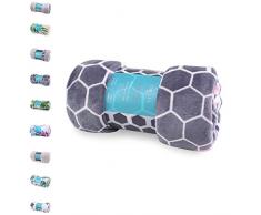 AmeliaHome Plaid en Microfibre avec Feuilles de Monstera en Polaire Douce et Douillette, Polyester, Rose, 220 x 240