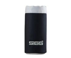 SIGG Nylon Pouch Black (1 L), housse de protection moderne pour toutes les gourdes SIGG, sac en nylon noir, sobre et pratique à emporter