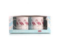 Milly Green MG1925 Lot de 2 tasses Ã expresso en porcelaine anglaise