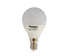 kormax Ampoule LED E14, 7Â W, blanc, 45Â x 78Â mm