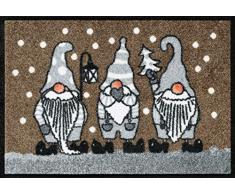 Wash+Dry Braun Tapis, Surface en Polyamide, Brun, 40/60