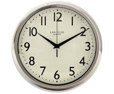 Roger Lascelles Horloge Murale rÃ©tro chromÃ©e