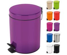 Spirella Poubelle Sydney Violet 3 l