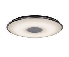 TRIO, Plafonnier, Tokyo incl. 1 x LED,SMD,45,0 Watt,3000 - 5500K,4000 Lm. Corps: Plastique, Blanc Ã:60,0cm, H:6,5cm IP20,Commande Ã distance,Variateur intÃ©grÃ©,Couleur de lumiÃ¨re infiniment variable,Veuilleuse de nuit