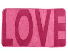 Wenko 22252100 Memory Foam Love Tapis de Salle de Bain Polyester Sweet Pink 80 x 50 x 1,5 cm