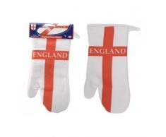 England St George Oven Glove PMS BS Angleterre Motif Grande Taille Gants de Barbecue sur H/C