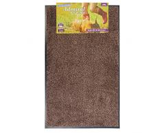 JVL Paillasson en Coton, Coton, Marron, 50 x 80 cm