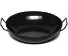 KRÃGER 1230S PoÃ©le plancha 30 cm, Ãmail, Noir