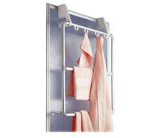 Wenko 3303100 Porte-Serviettes Porte / Douche Compact