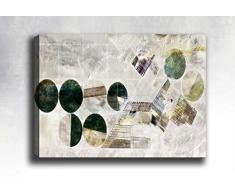 Bonamaison Peinture sur toile, multicolore, 30 x 40 cm - ConÃ§u et fabriquÃ© en Turquie