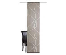 Deko Trends 8499 Wave SV 078 Rideau Polyester Gris 245 x 60 cm