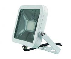 Perel LEDA4002WW-W Projecteur LED Design, Verre, 20 W, Blanc