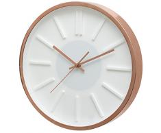 Unity Kinross Or Rose Horloge Murale, mÃ©tal, 35Â x 35Â x 3Â cm