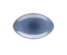 REVOL RV649556 Assiette Ã Servir Equinoxe, Porcelaine, Bleu Cirrus, 35 x 22,3 x 4 cm