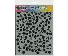 Ranger Pochoir Bol de Cerises, Grand, Transparent