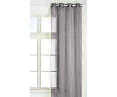 Linder 0261 /90/375PR Voilage Orion Gris Souris Oeillets 145 x 240 cm