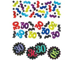 Amscan 30e anniversaire confettis Lot de 3
