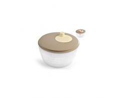 Home Essoreuse à Salade, 26 cm, Plastique, Transparent/Gris