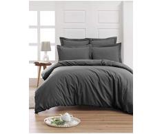 Sensei La Maison du Coton Housse de Couette Unie Percale Easy Care 80 Fils/cm² Sensei Soft