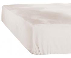 De Witte Lietaer Case Drap Housse Jersey, Coton, Ivory, 160x200x30 cm