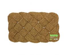 JVL Paillasson Fait Main en Corde tressÃ©e de Fibre de Coco - 45Â x 75Â cm
