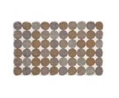 Grund Tapis de Bain Taranto pour Le Sol - 100Â % Polyester, Ultra Doux, antidÃ©rapant, certifiÃ© Ãko-Tex, Agarthi - Natur, 60 x 100 cm