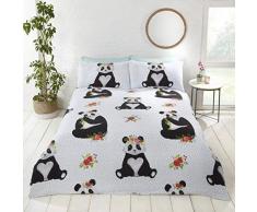Rapport Panda Parure de lit Amusante Multicolore 135 x 200 cm