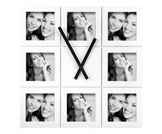 Zep FC005 Horloge Photo Murale Blanc