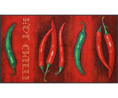 Wash+Dry - Tapis Hot Chilli 75x120, Rouge