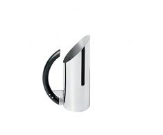 Alessi Mb03 Tua Carafe en Acier Inoxydable 18/10 Brillant, Poignée en Pa, Noir