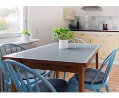 Floortex Biosafe 150 x 90 cm-Drapeau de Table en PVC sans phtalate avec Protecteur dÃ©cran Transparent