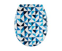 MSV Abattant WC, Multicolore, 45.5Â x 37Â x 5Â cm, 41Â piÃ¨ces